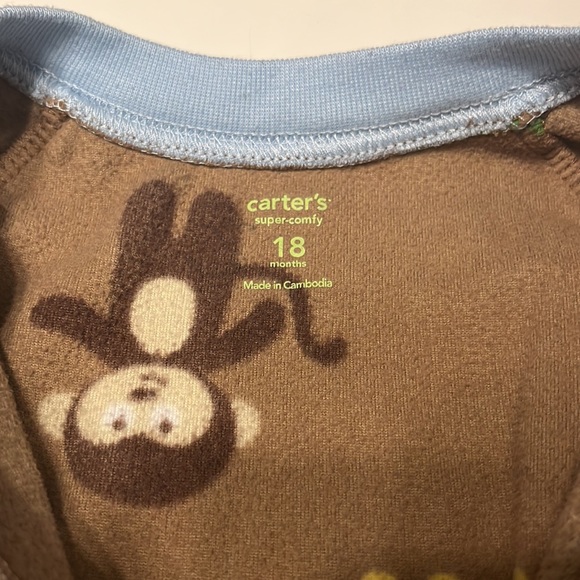 Carter’s, 18 month, zoo sleeper - Picture 2 of 3